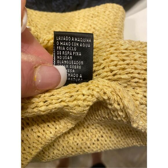 Vintage Lightweight, Single Button Silk Blend Cardigan Sweater Y2K size M - Picture 5 of 6